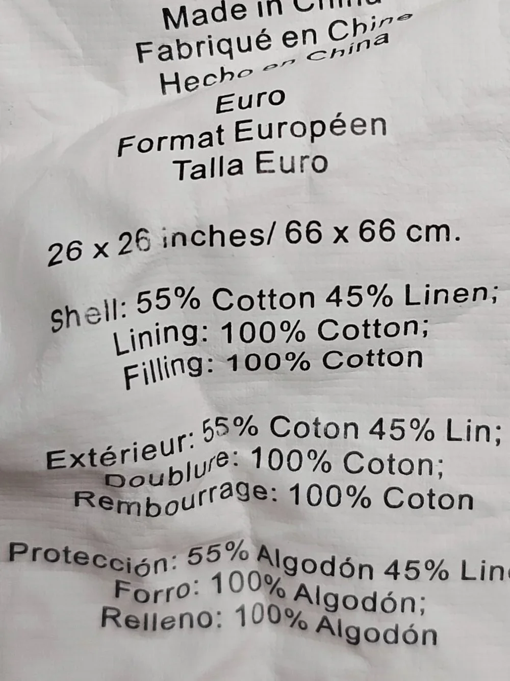Pottery Barn White Full/ Queen Comforter Bedding Cover 2 Euro Shams Cotton Linen